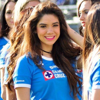 Así es Michelle Pérez, la sexy aficionada del Cruz Azul de México&nbsp;&nbsp;