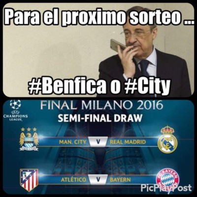 A reír con los memes tras el sorteo de las semifinales de Champions