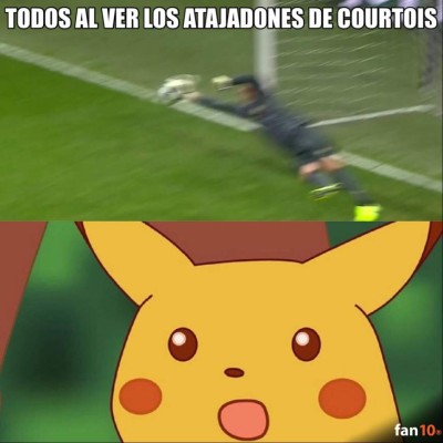 Courtois, protagonista de los memes tras el sufrido triunfo del Real Madrid ante el Galatasaray