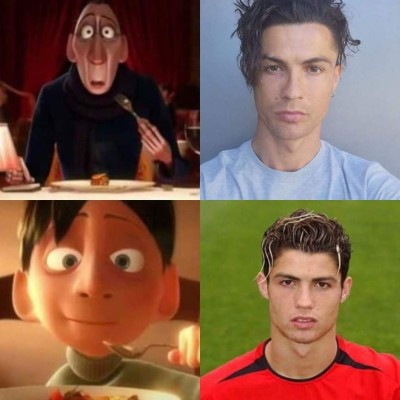 ¡Para reír más! Los memes siguen liquidando a Cristiano Ronaldo por su nuevo corte de pelo&nbsp;&nbsp;