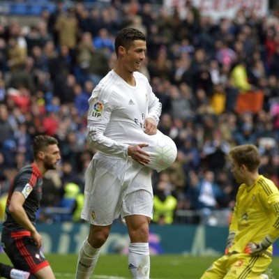 La celebración de Cristiano Ronaldo ¿Será papá otra vez?