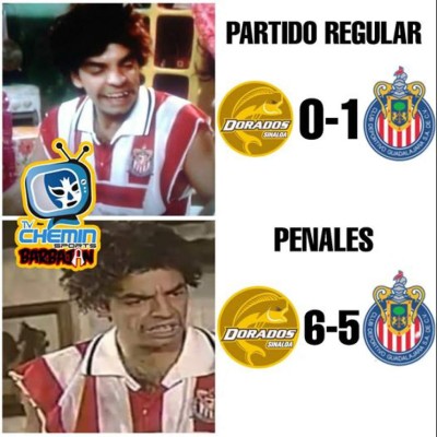 Los memes liquidan a las Chivas 'galácticas' por quedar fuera de la Copa MX ante Dorados