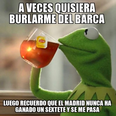 Con memes se burlan de la goleada del Bilbao al Barcelona
