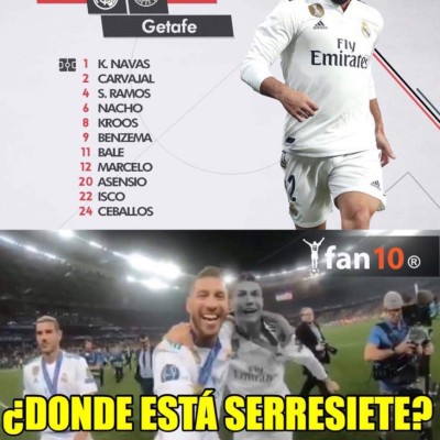 Los mejores memes del triunfo del Real Madrid ante Getafe con Courtois como protagonista