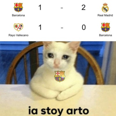 Barcelona pierde ante el Rayo Vallecano y los memes revientan a Depay, Piqué y Koeman