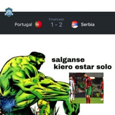 Serbia mandó a Portugal al repechaje y los memes destrozan a Cristiano Ronaldo
