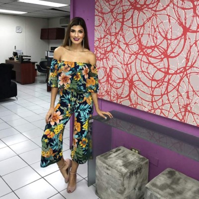 Sharon Segura, la modelo y presentadora tica, amante de su selección