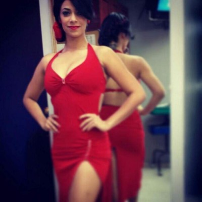 Tuty Santamaría, la hermosa presentadora salvadoreña