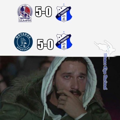 Olimpia, protagonista de los memes tras humillar al Honduras Progreso en el estadio Nacional