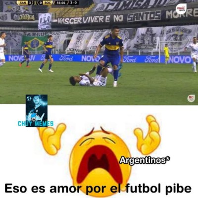 Una ola de memes hace pedazos a Boca Juniors por ser humillado por Santos en la Copa Libertadores