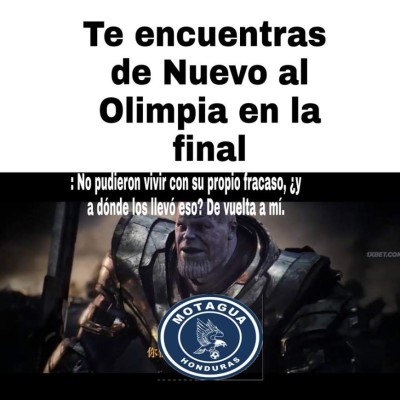 Los memes 'trituran' al Olimpia tras perder una nueva final ante Motagua
