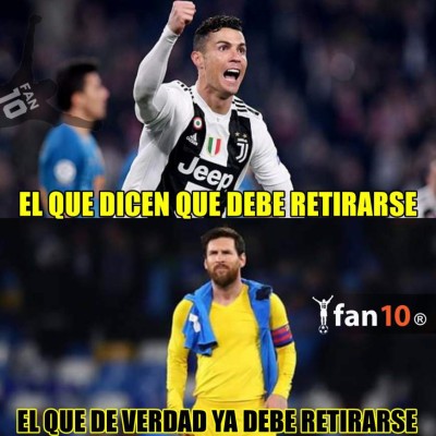 Los crueles memes contra Messi tras el empate del Barcelona ante el Napoli en la Champions