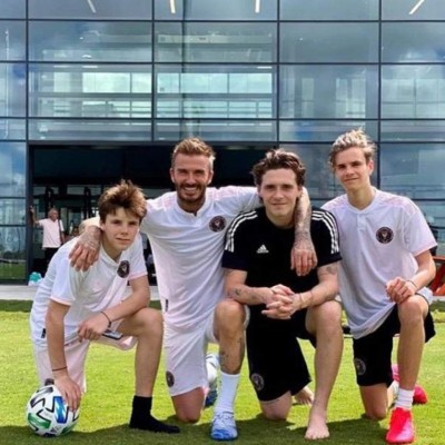 Desde adentro: David Beckham muestra junto a su esposa el nuevo estadio del Inter de Miami