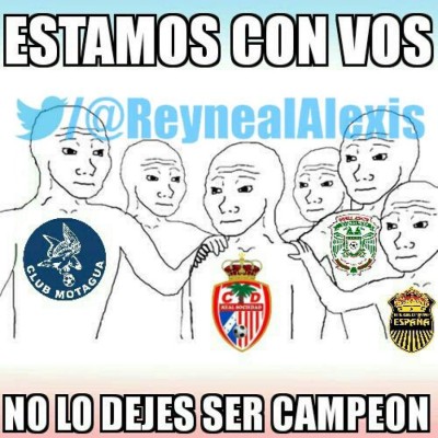 Motagua y Real España son víctimas de los memes tras ser eliminados