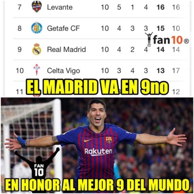 ¡Siguen las burlas! Surgen divertidos memes en contra del Real Madrid