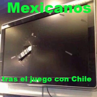 Los memes que dejó la aplastante derrota e México ante Chile