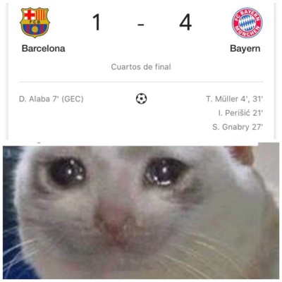 Los memes destrozan a Messi, Vidal y el Barcelona tras ser eliminados de la Champions League&nbsp;&nbsp;