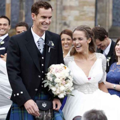 La boda escocesa de Andy Murray y Kim Sears en Fotografías