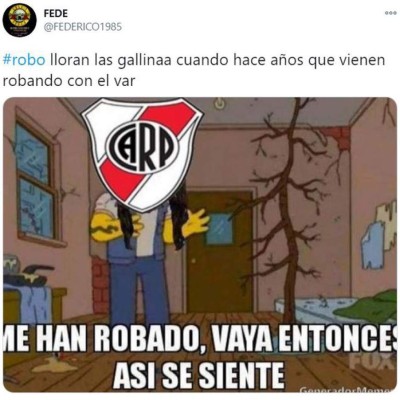 Robo y VAR: Los memes no perdonan a River Plate tras ser eliminados en la Copa Libertadores