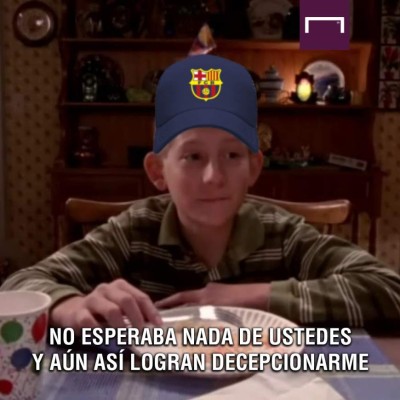 Barcelona fue goleado por el Benfica, se acercan a la Europa League y los memes los destrozan