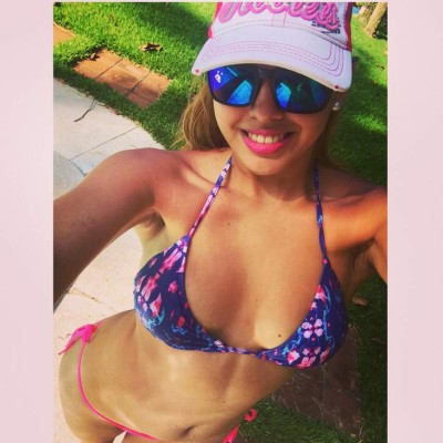 FOTOS: Kimy Leverón, la sexi esposa de jugador salvadoreño que enciende las redes