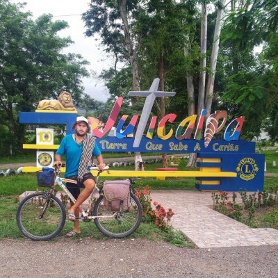 Así es América, la bicicleta que le robaron a Tabaré Alonso en Honduras