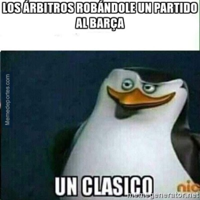 ¡Imperdibles! Por fin los memes están a a favor del Barcelona