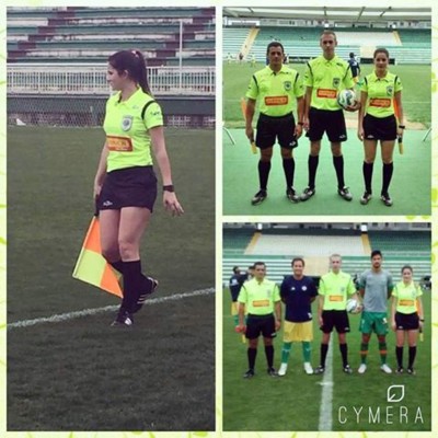 Exmundialista Brasileño a punto de ser expulsado por coquetearle a sexy árbitra