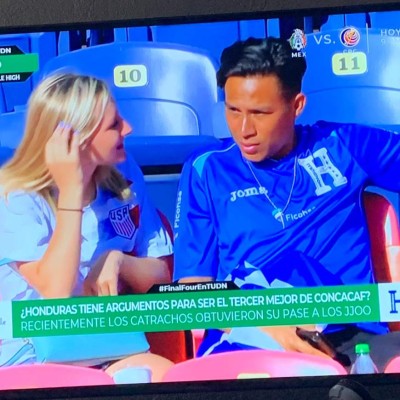 ¿Su amiga o su novia? La historia detrás de Enrique, el hondureño que se hizo famoso en la transmisión del EEUU vs Honduras