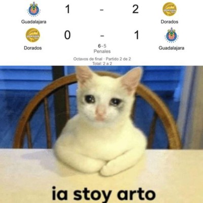 Los memes liquidan a las Chivas 'galácticas' por quedar fuera de la Copa MX ante Dorados