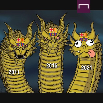 Barcelona fue goleado por el Benfica, se acercan a la Europa League y los memes los destrozan