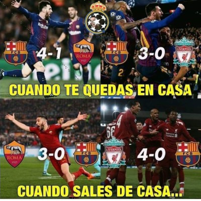 Barcelona, víctima de los memes tras cumplirse un año de la remontada del Liverpool en Anfield