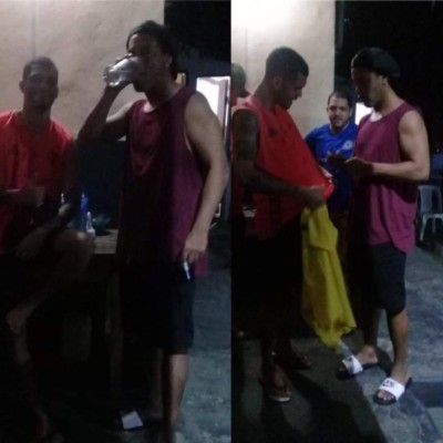 Ronaldinho: Visita inesperada, primer partido en la prisión el 'Cuadrilátero' y queda campeón