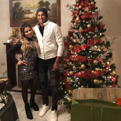 ¡En familia! Así recibieron la navidad los futbolistas hondureños