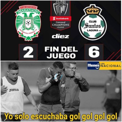 Los otros memes que no has visto y en donde destrozan al Marathón por derrota ante Santos
