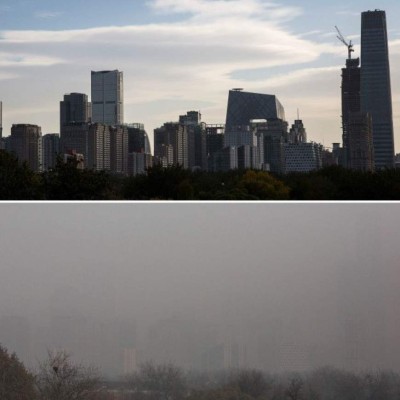 Informe especial: Alerta roja en China por la fuerte contaminación (Fotos)