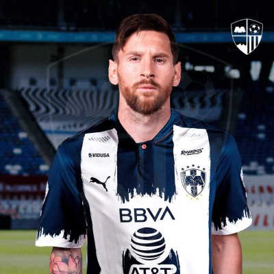 Con cuatro de Honduras: A Messi le ponen camisetas de otros clubes tras decir que no sigue en Barcelona