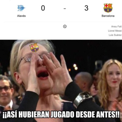 Los memes hacen pedazos al Barcelona y Messi por reaccionar tarde en la liga española