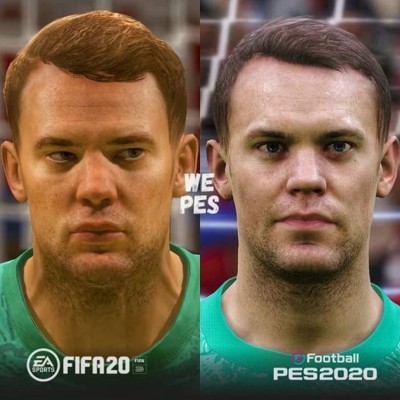 Abrumador: PES 20 pone por los suelos al FIFA 20 con respecto al parecido de los jugadores