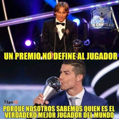 Memes: Modric, Cristiano y Messi son los blancos en los premios The Best