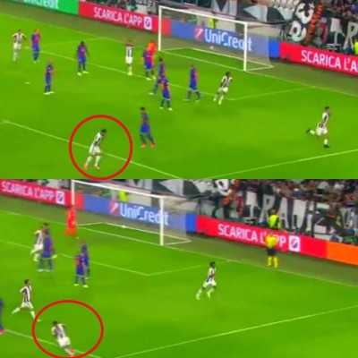 Las imágenes que no se vieron por TV: El saludo de Alves a Messi y Neymar