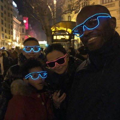 ¡Entre fiesta, amigos y familia! Los futbolistas hondureños recibieron el 2020 a lo grande