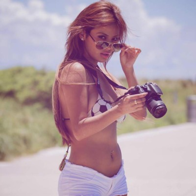 ¡Espectacular! La novia de Perú que apoyará con todo en Rusia