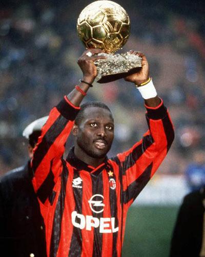 George Weah fue el ganador del Balón de Oro en 1995.