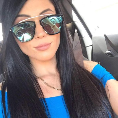 Rubí González, la bella presententadora mexicana aficionada al Monterrey