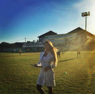 Rossana Torales, la explosiva nutricionista del Boavista de Brasil