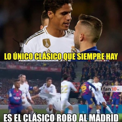 Los memes humillan al Barcelona y al VAR en el clásico ante el Real Madrid