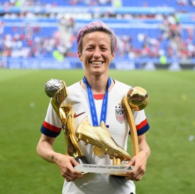 ¡Enamorada! Ella es la desconocida novia de la futbolista Megan Rapinoe
