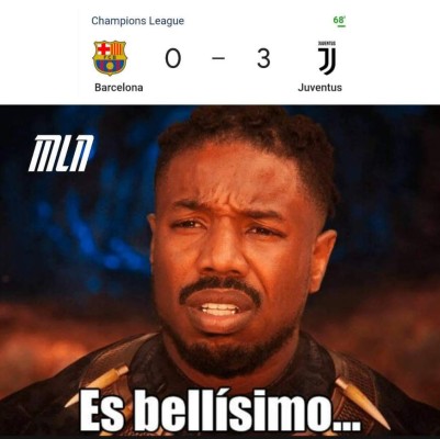 Los memes revientan a Messi, el VAR y Barcelona por ser goleados por la Juventus de Cristiano Ronaldo