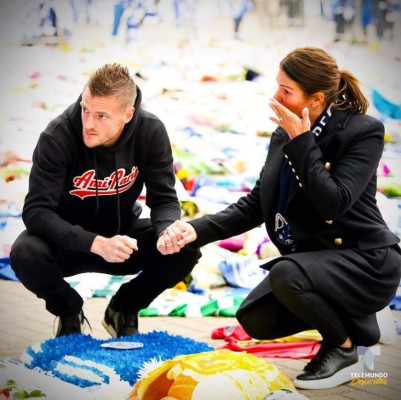 ¡Destrozado! Jamie Vardy y su reacción por la muerte del presidente del Leicester City